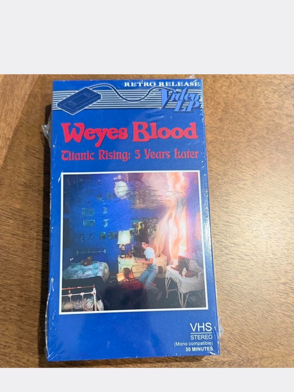 Weyes Blood "Titanic Rising: 5 Years Later" Retro VHS - Blue